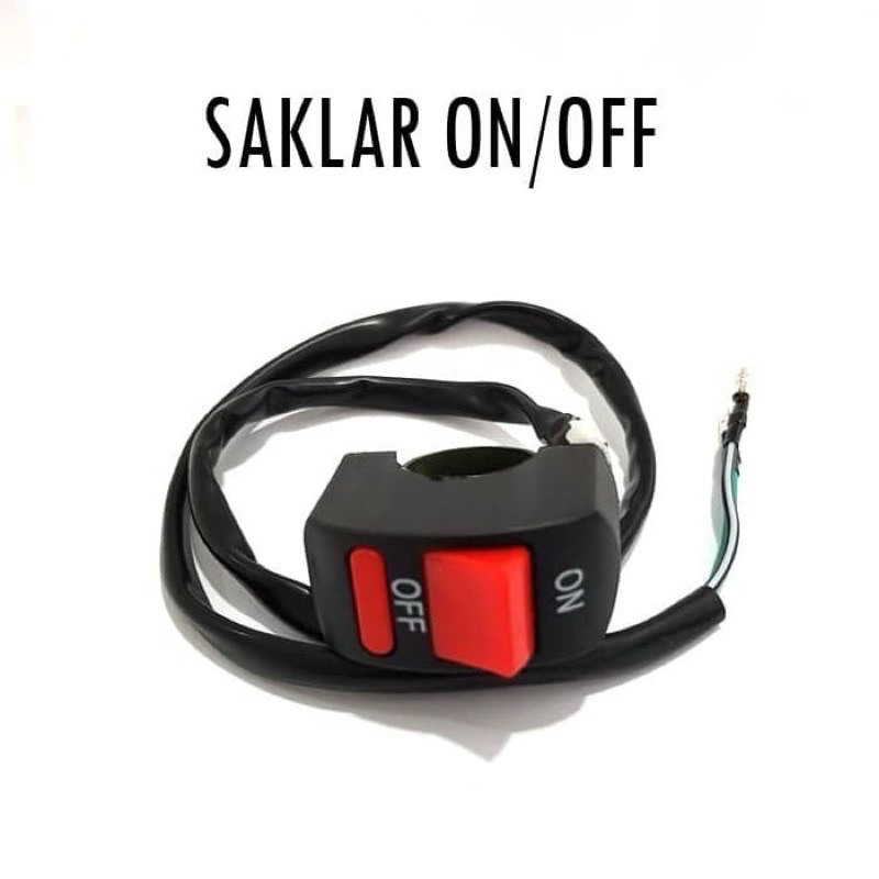 Jual Saklar Lampu 2 Tombol Saklar On Off Stang Universal | Shopee Indonesia
