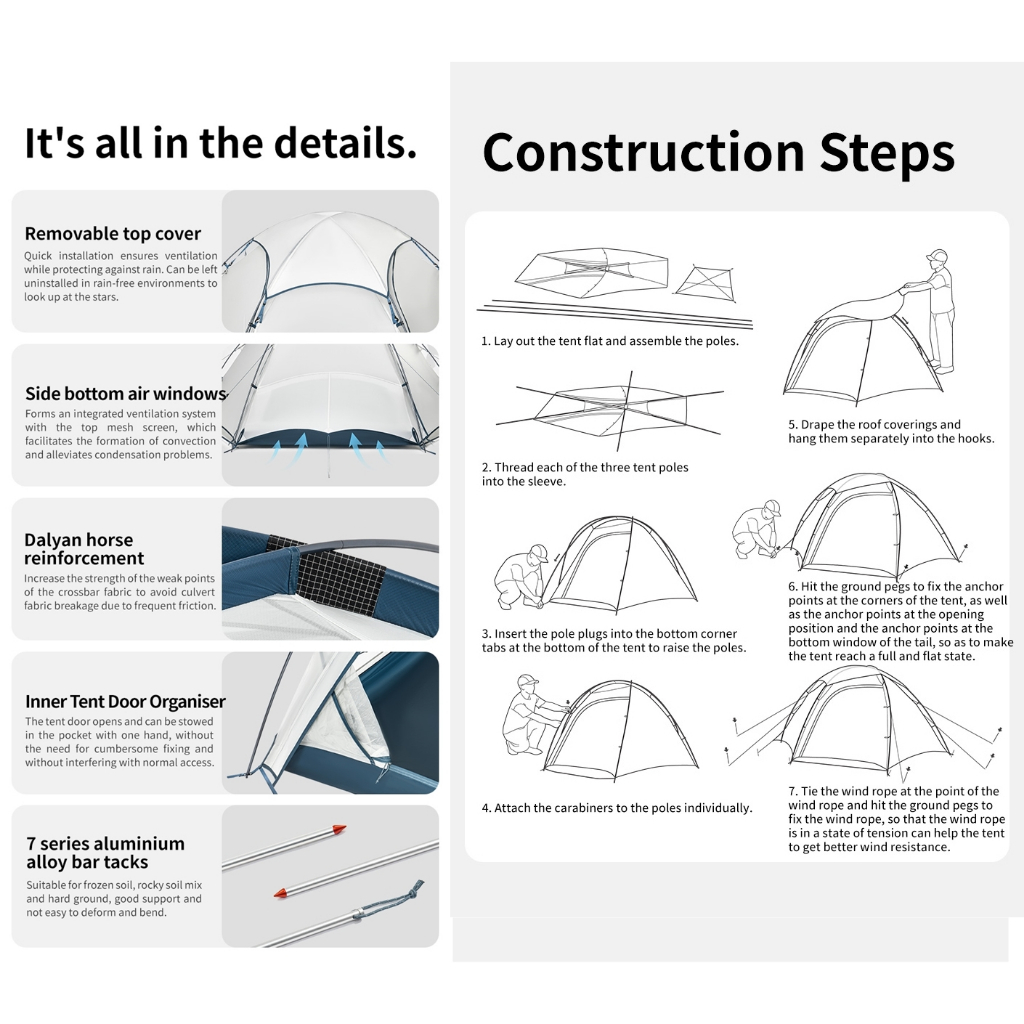 Jual Tenda Naturehike Jims Gear Bealock CNK2350WS011 Tenda Camping