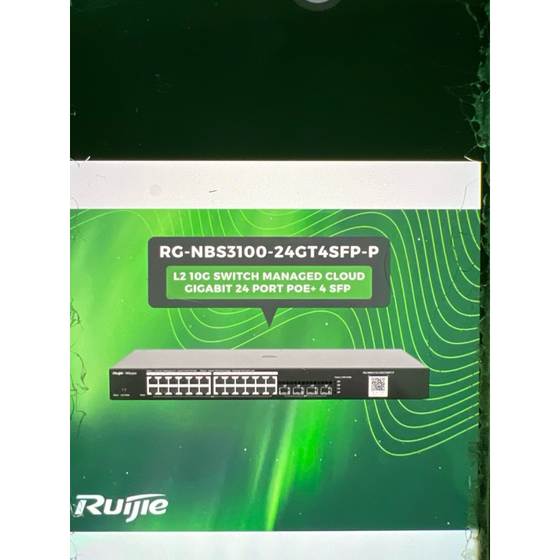 Jual ruijie reyee rg-nbs3100-24gt4sfp-p 24*port poe cloud manage switch ...