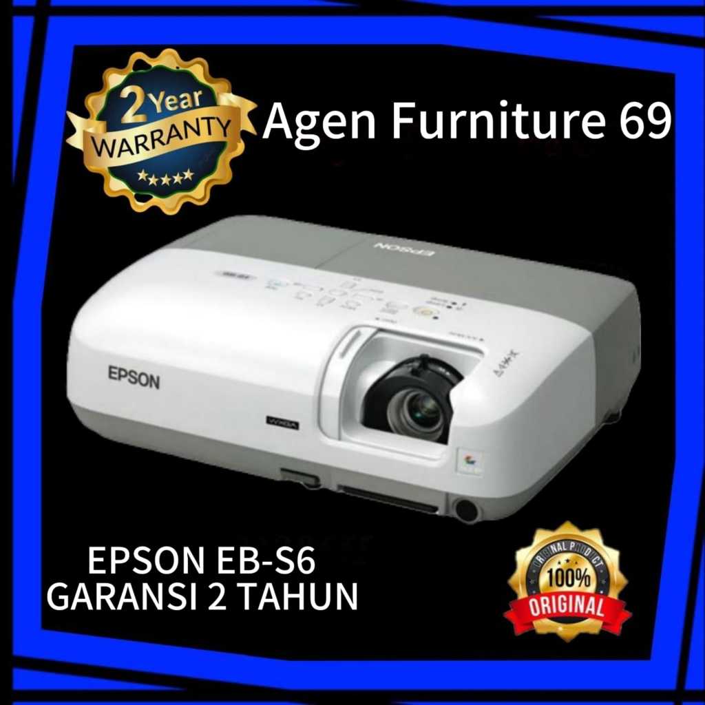 Jual Proyektor Epson EB-S6 / Epson EB S6 / Proyector / Projector ...