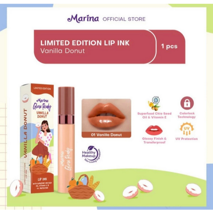 Jual MARINA GLOW READY LIP INK VIRAL!!! | Shopee Indonesia