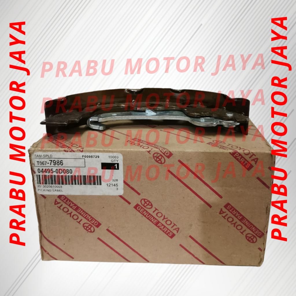 Jual 04495-0D080 BRAKE SHOE/KAMPAS REM BELAKANG ETIOS | Shopee Indonesia