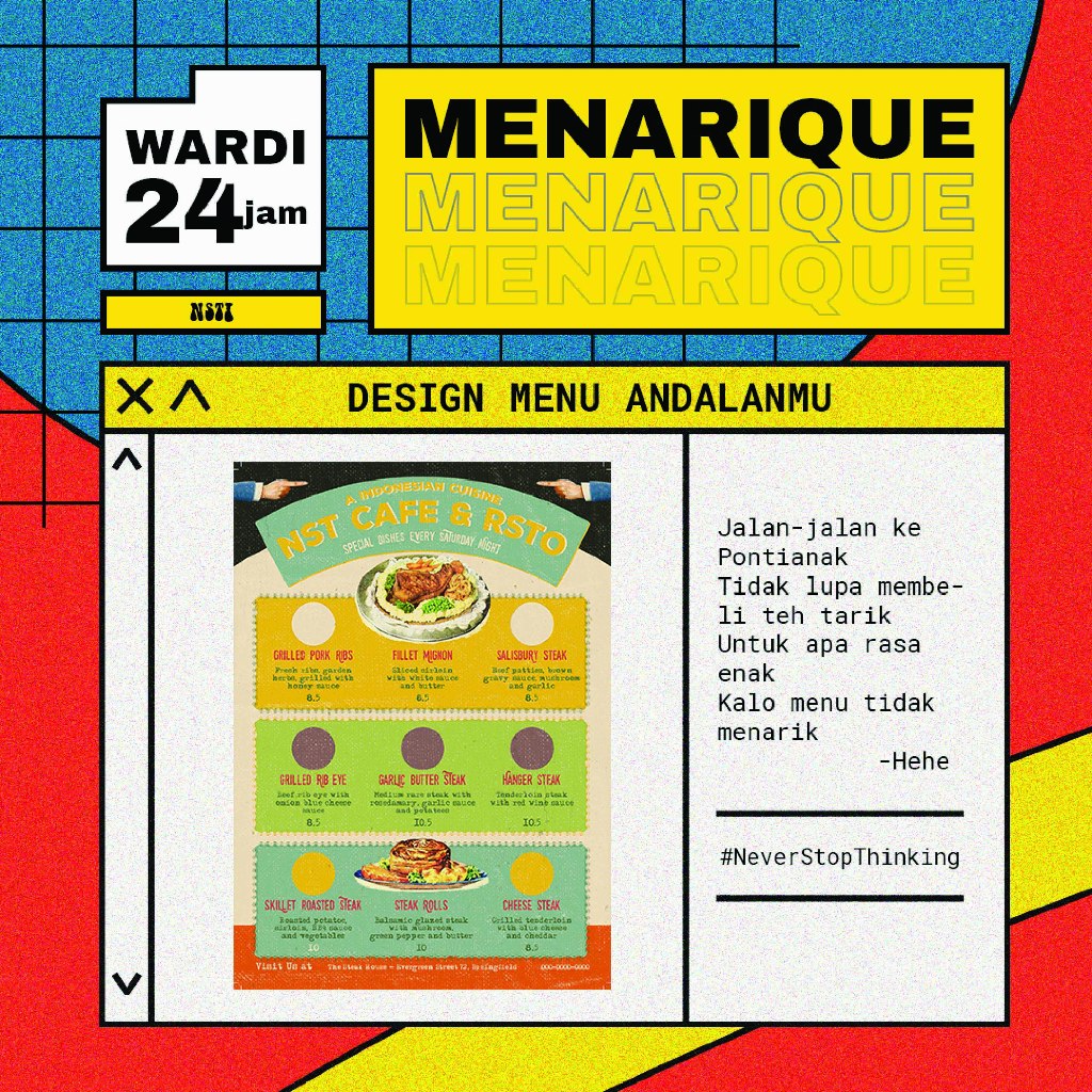 Jual JASA DESIGN MENU - menu makanan, restaurant, kedai etc | Unik ...