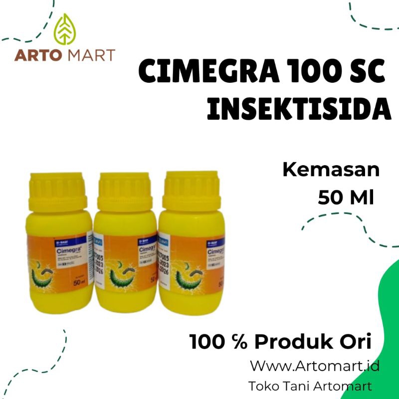 Jual insektisida Cimegra 100sc 50ml pengendali serangga dan ulat ...