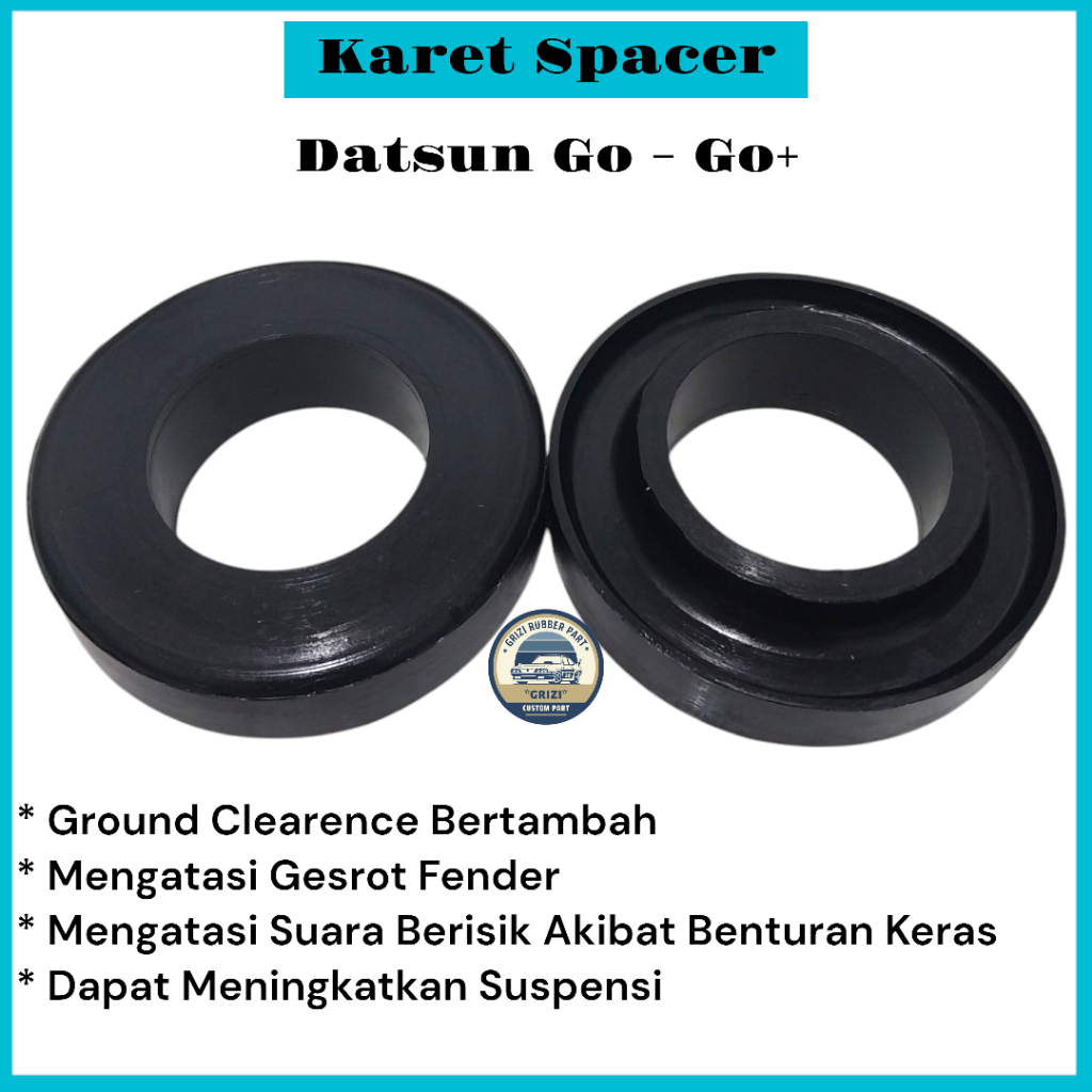 Jual Karet Spacer Tatakan Per Keong Belakang Atas Datsun Go Go+ Tebal 1 ...