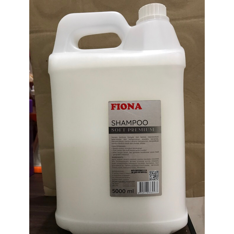 Jual Fiona Shampoo Premium 2in1 5 Liter | Shampo Literan | Shopee Indonesia