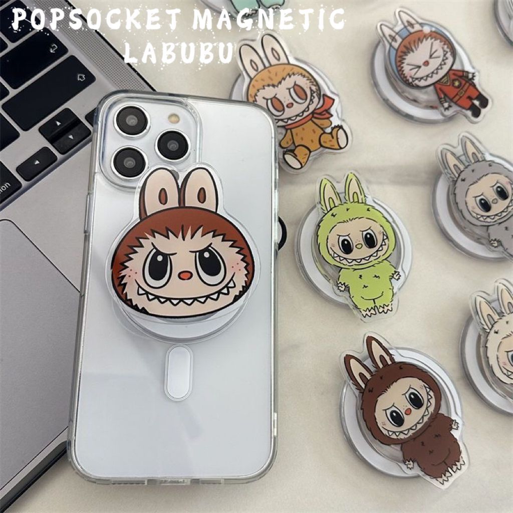 Jual LABUBU Popsocket Magnet Magsafe Phone Holder Magnetic LABUBU ...
