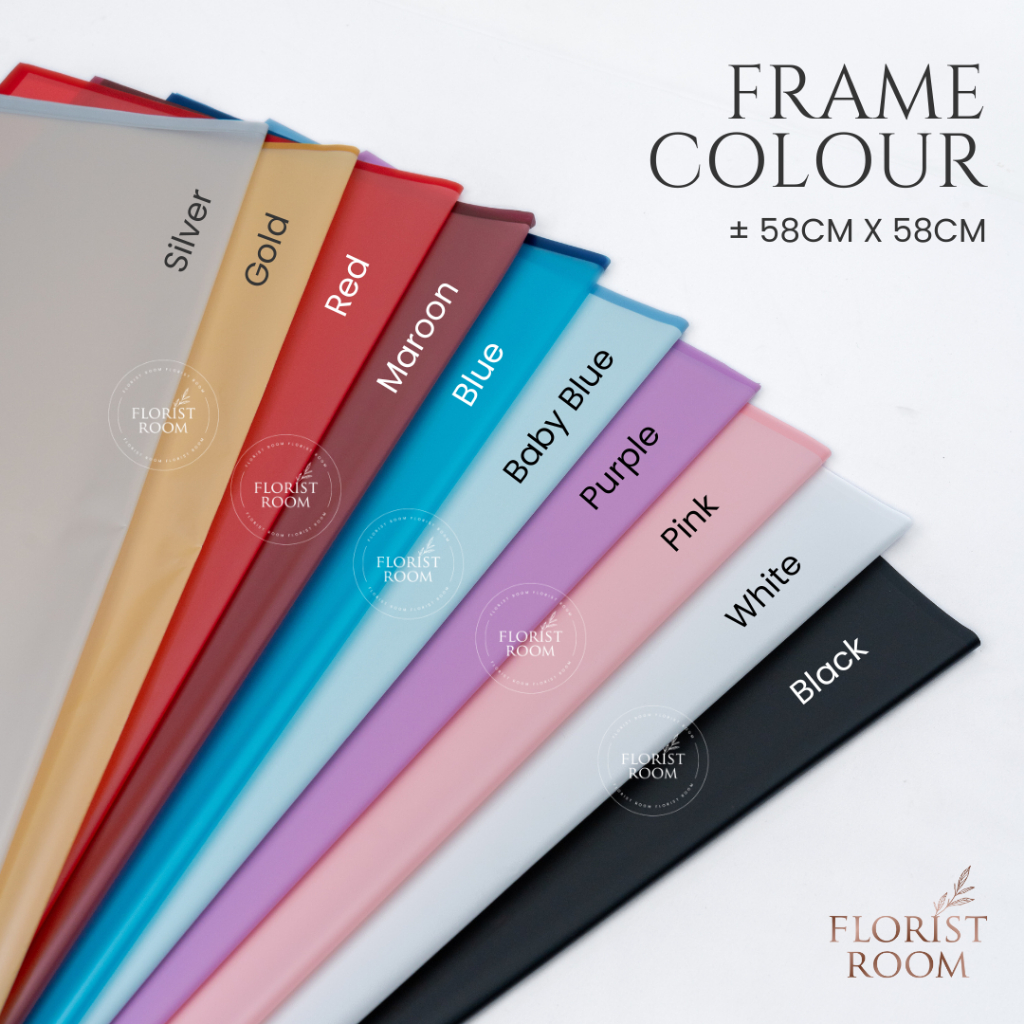 Jual 20 Lembar KL of Frame Colour - cellophane | Shopee Indonesia