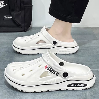 Coolrain Sandal Kodok Nyaman Pria Sandal Selop Baim Pria Casual Sepatu Cowok Stylish Terbaru HSN201