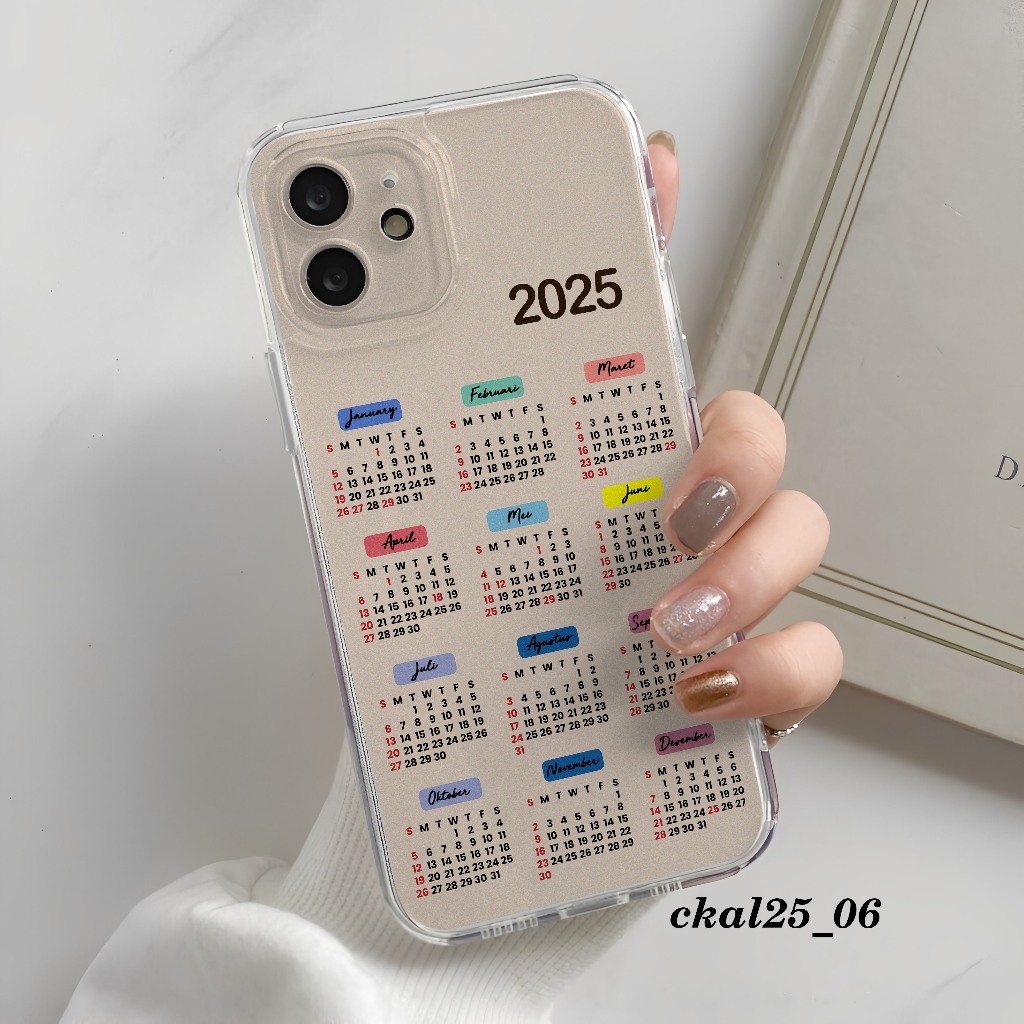 Jual Case Custom Design Kalender 2025 / Calendar Case 2025 Softcase ...