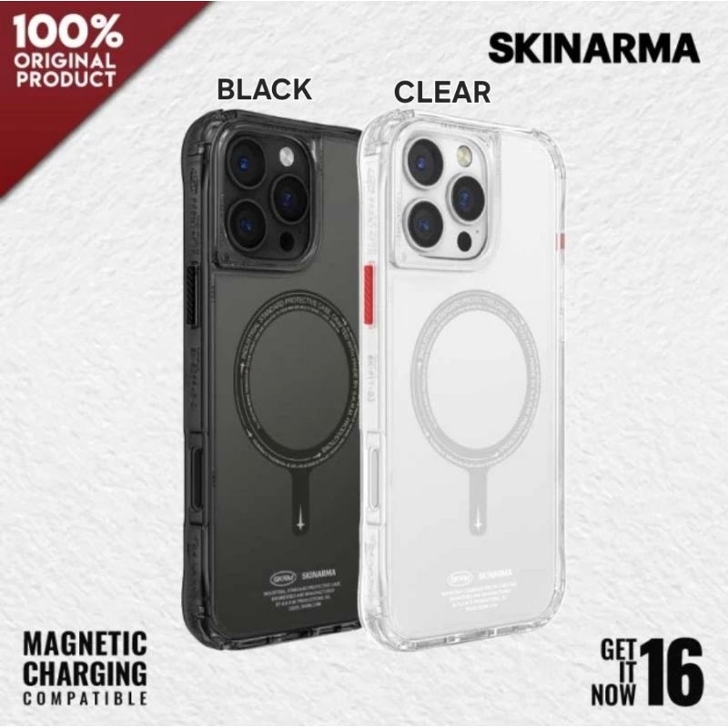 Jual Casing Iphone 16 e , 16 Pro , 16 Pro Max - Skinarma Saido Magsafe ...