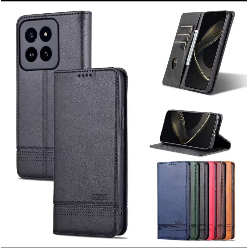 KANVOOS Cover Per Xiaomi Redmi Note 14 5G, Cover A Libro Custodia In Pelle PU Con Silicone TPU, Antiurto Flip Caso Portafoglio Cover Per Redmi Note 14 5G (Oro Rosa - Foto 3