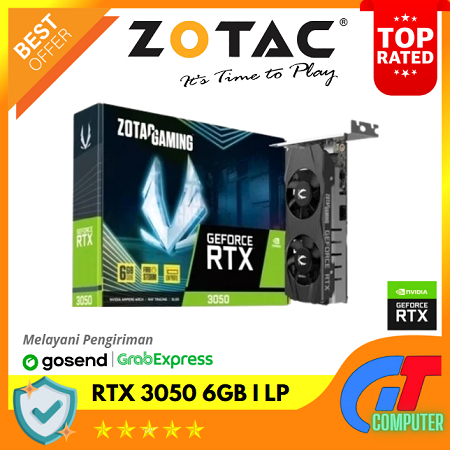 GeForce RTX 3050 6GB GDDR6 LP ZOTAC GAMING GeForce RTX 3050 6GB LP