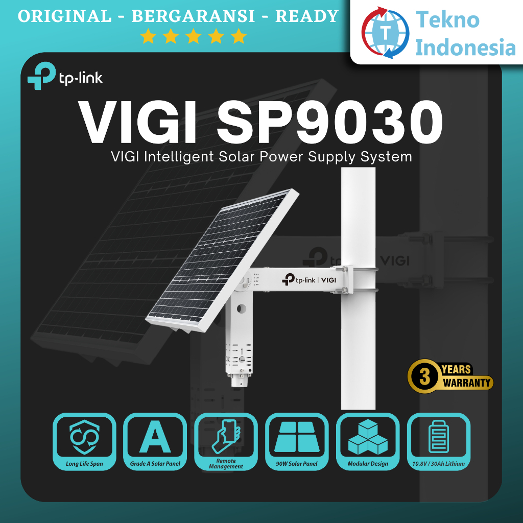 Jual TP-LINK VIGI SP9030 Intelligent Solar Power Supply System 90W 18V ...