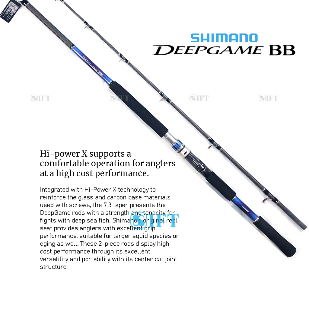 Jual Joran SHIMANO DEEP GAME BB | Fuji SiC + Seat | Jigging