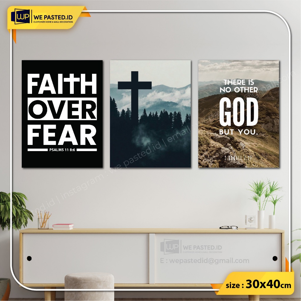 Jual Hiasan Dinding Quotes Rohani Aesthetic MDF WP | Shopee Indonesia