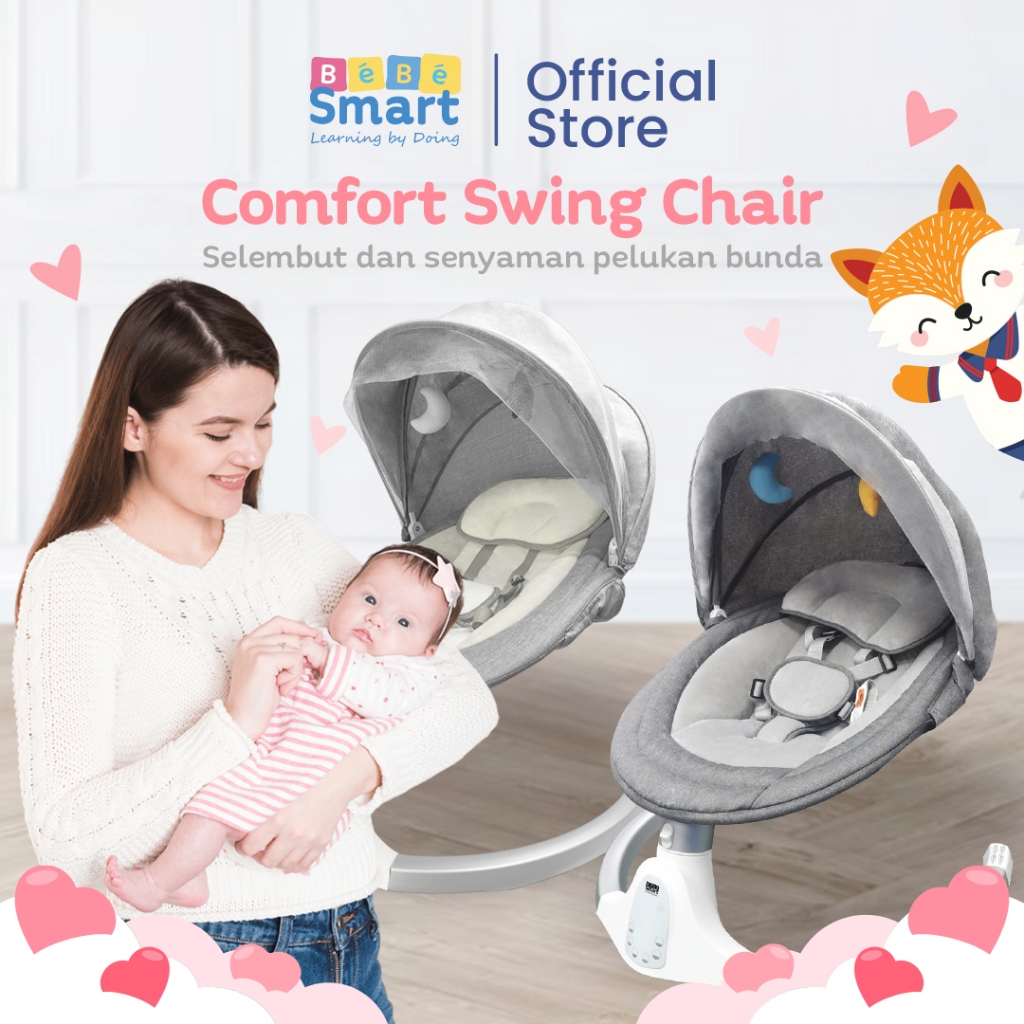 Jual BEBE SMART Comfort Swing Chair / Ayunan Bayi / Ayunan Bayi