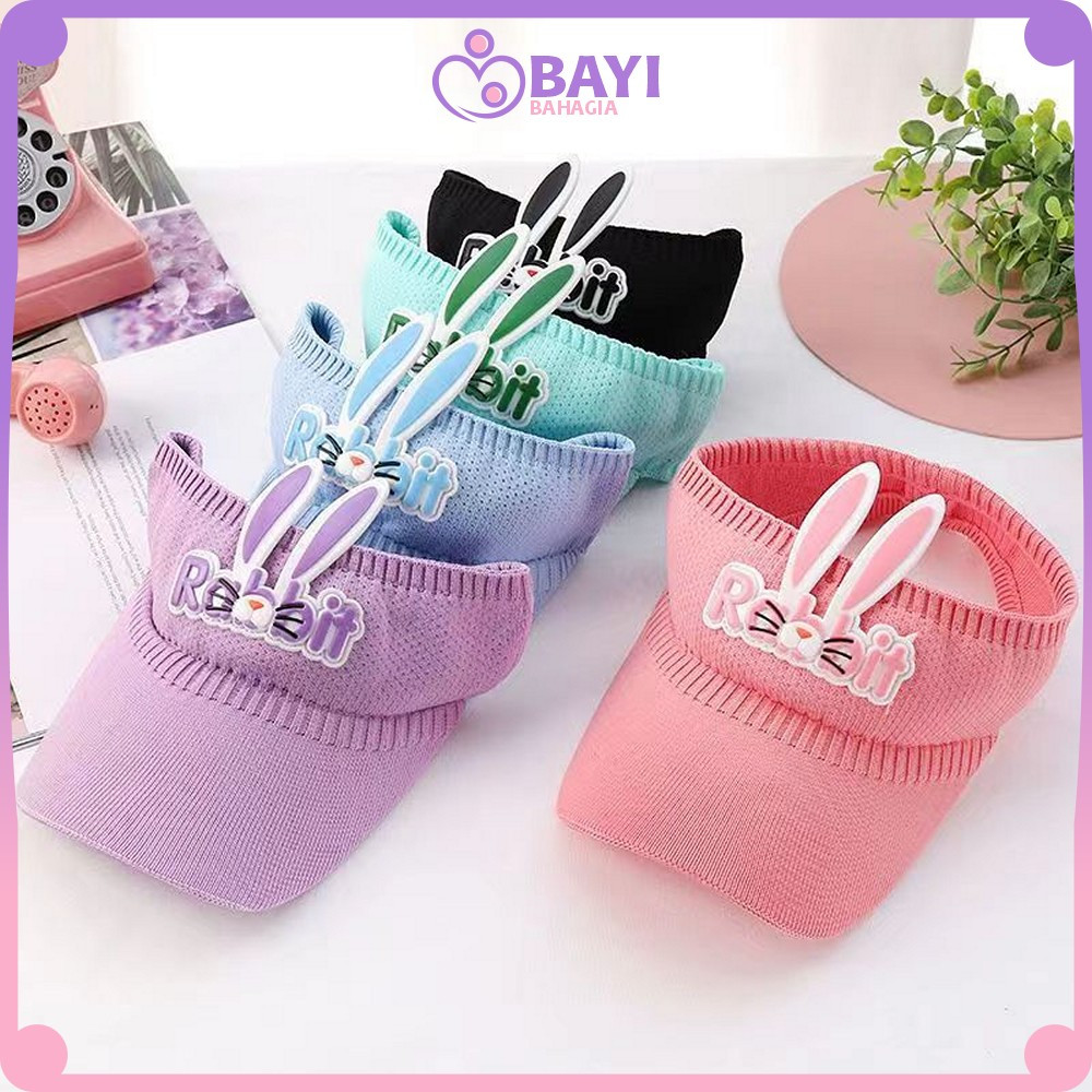 Jual Topi Olahraga Anak Motif Kelinci Visor Pantai Baseball Anti UV ...