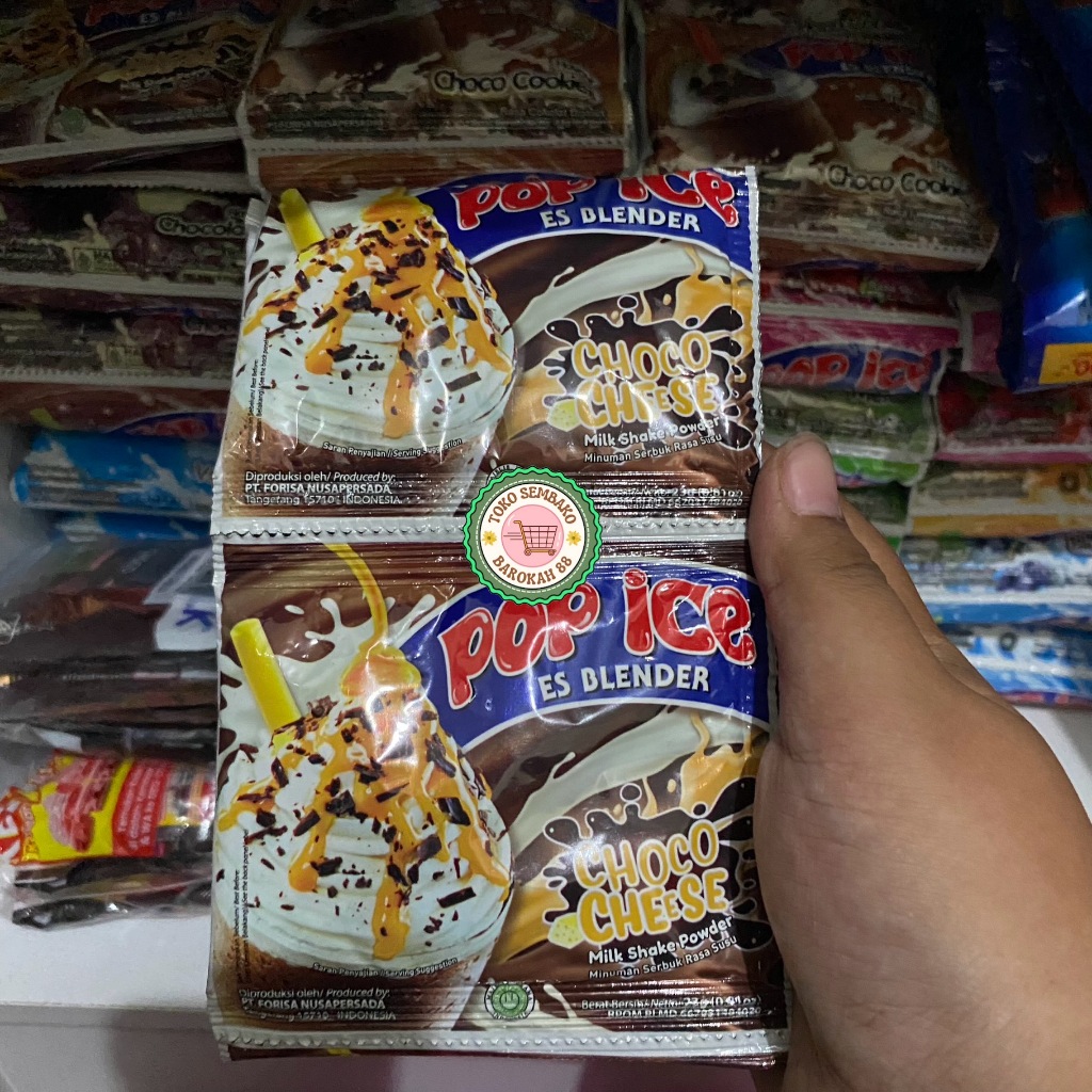 Jual Pop Ice Renceng isi 10 Sachet Pop Ice Rasa Coklat | Shopee Indonesia