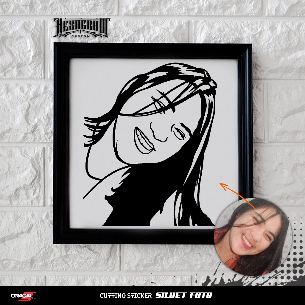 Jual Cutting Sticker Custom Siluet Foto | Stiker Cutting Custom Siluet ...