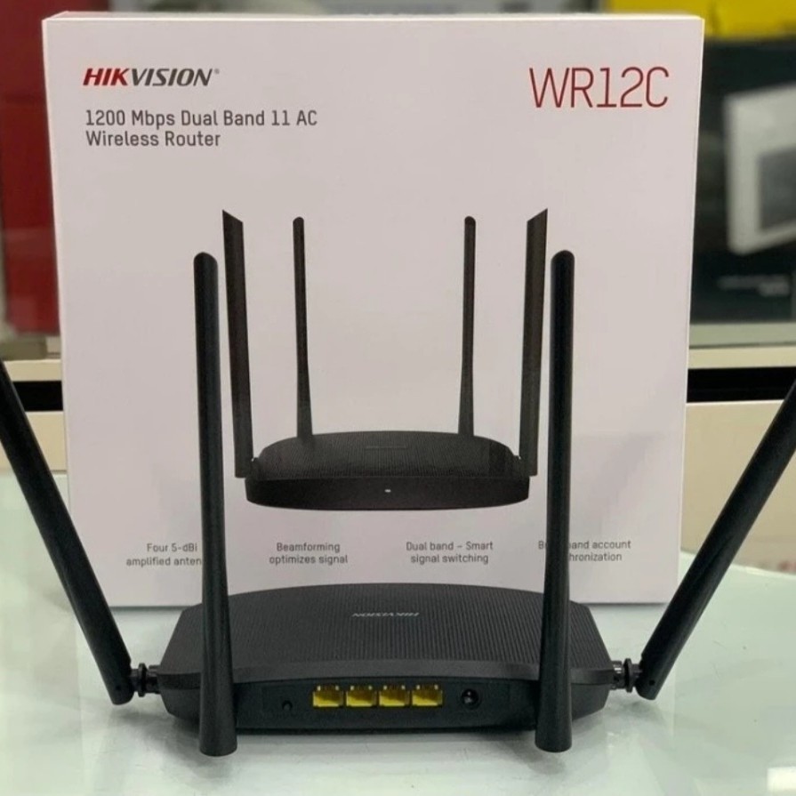 Jual HIKVISION DS-3WR12C Wireless Router AC1200 Dual Band Hikvision ...