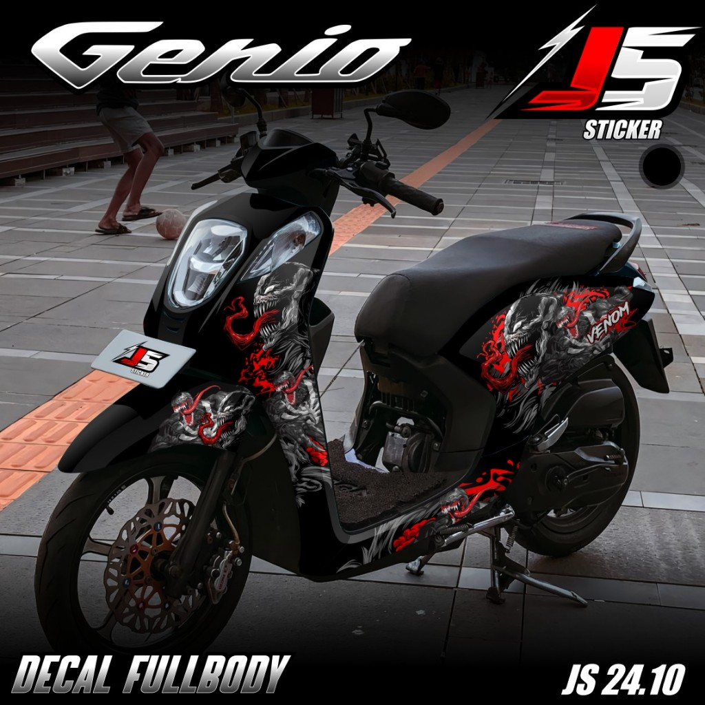 Jual (COD) TERBARU Sticker Decal Full Body Motor Honda Genio 2019 2020 ...