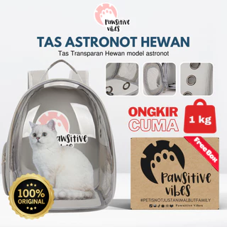 (BERGARANSI) Tas Astronout | Tas Astronot Kucing Anjing | Tas Transparan | Pet Cargo Tas Kucing Murah | Tas Ransel Hewan atau Travel Bag Nyaman dan Anti Air Cat Bag Pet Bag - Tas Kucing Jumbo - Pet Cargo Astronot - Tas Gendong Kucing - Tas Hewan