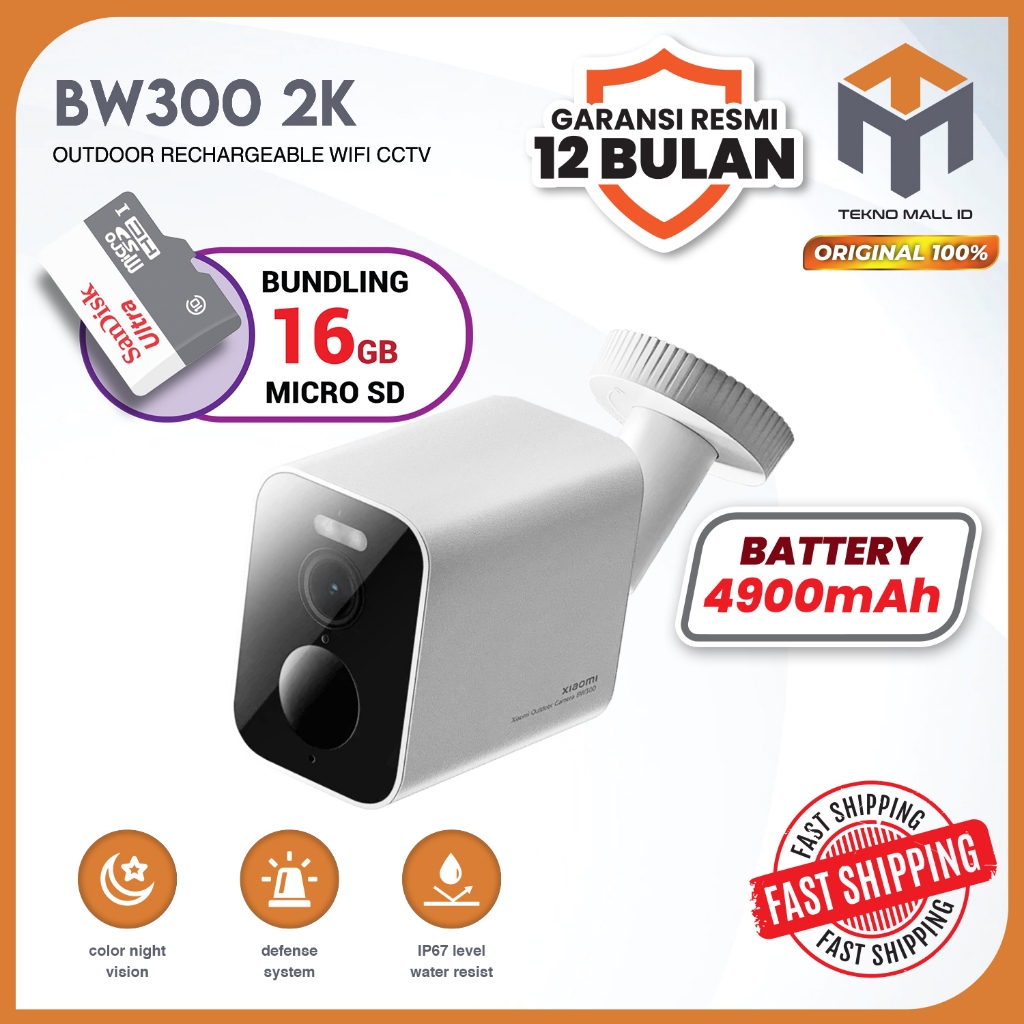 Wi Fi Xiaomi Security Camera Battery Xiaomi BW500 IP Surveillance