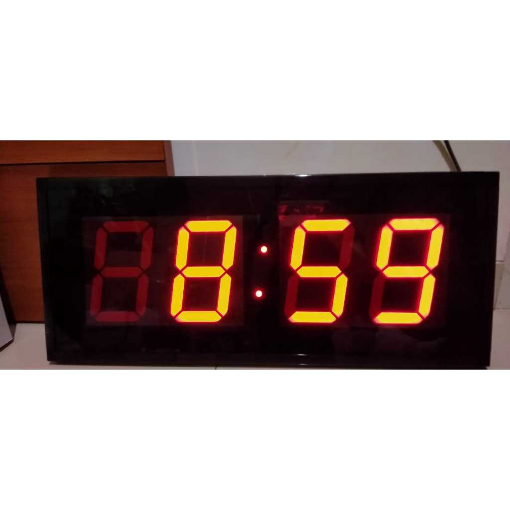 Jual Jam Dinding Digital Led Merah JUMBO 7030 7037 TNT2024 | Shopee ...