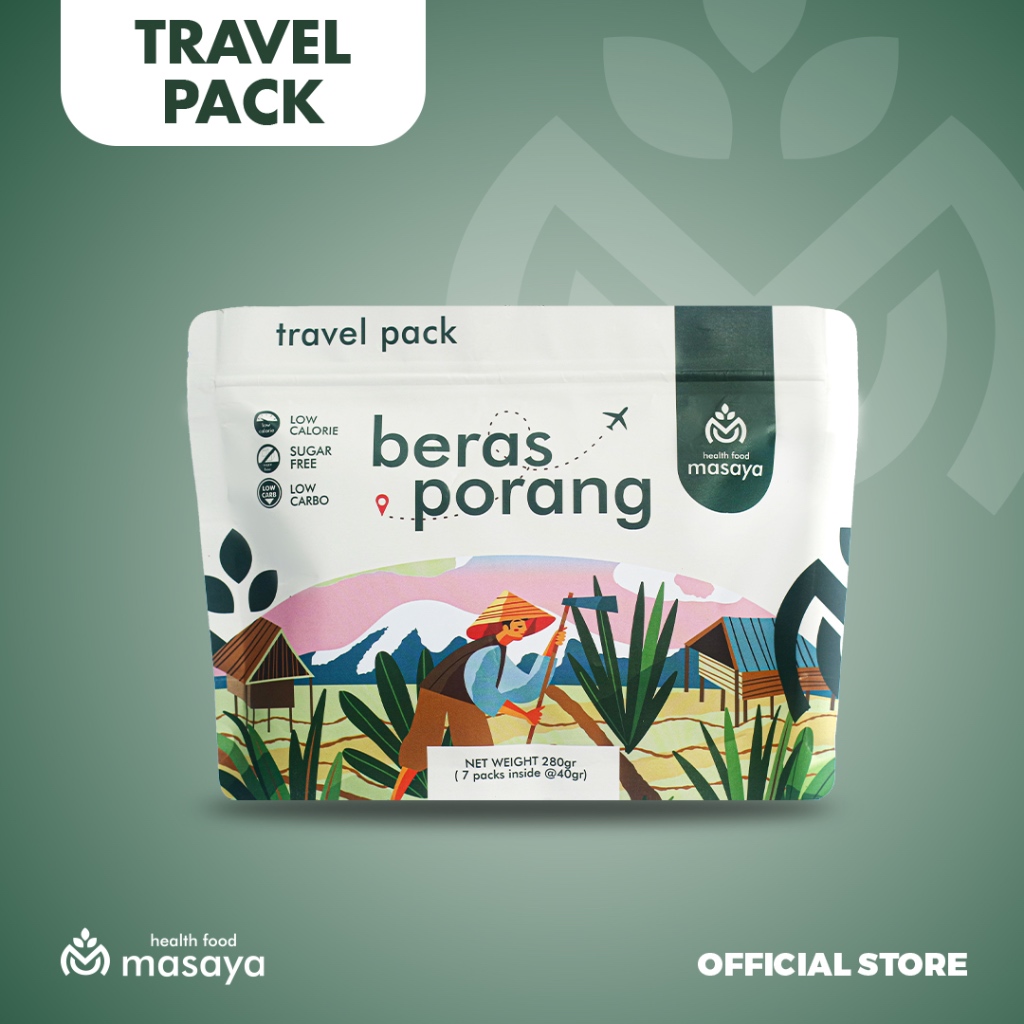 Jual MASAYA BERAS PORANG Travel Pack | Shopee Indonesia