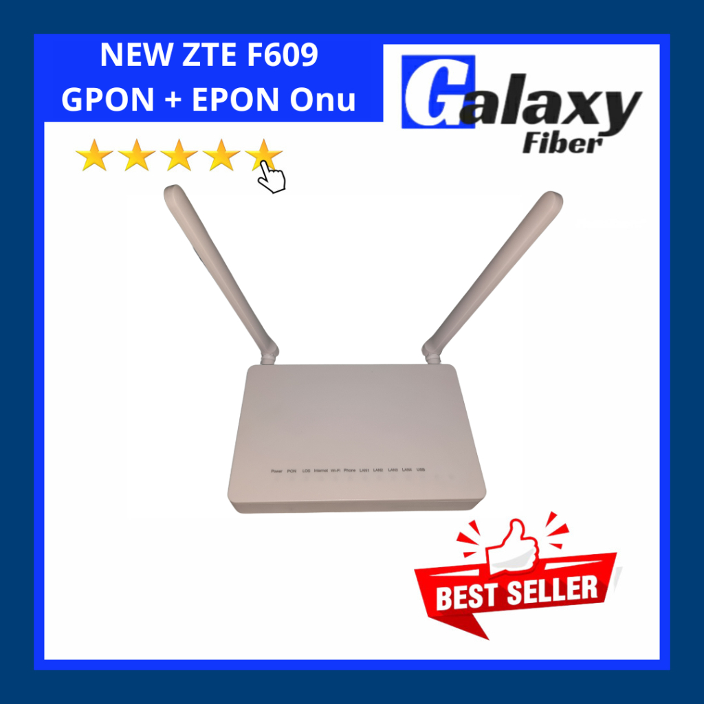 Jual Router ZTE F609v3 XPON ONU Support Ethernet PPPOE dan OMCI dengan ...