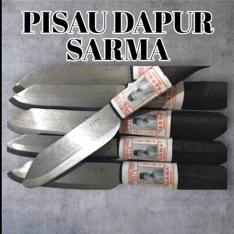 Jual Pisau Dapur cap Sarma/ Sofyan Asli Baja Super landep | Shopee ...