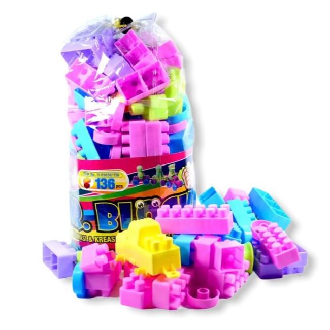 Jual MAINAN ANAK LEGO BLOCK BESAR MAINAN EDUKASI BALOK SUSUN BLOCK MR ...