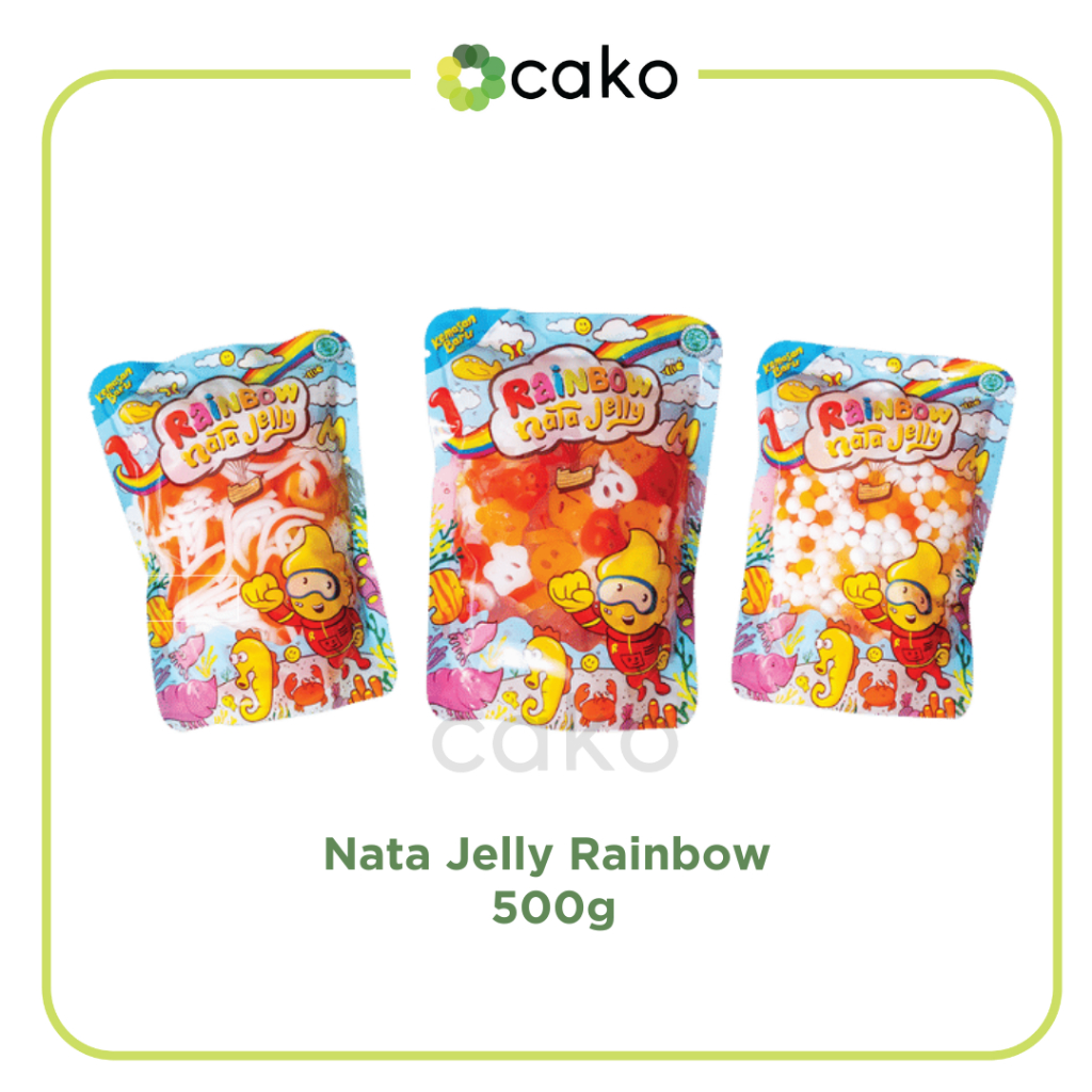 Jual Nata Jelly Rainbow 250gr / Topping Minuman Aneka Bentuk | Shopee ...