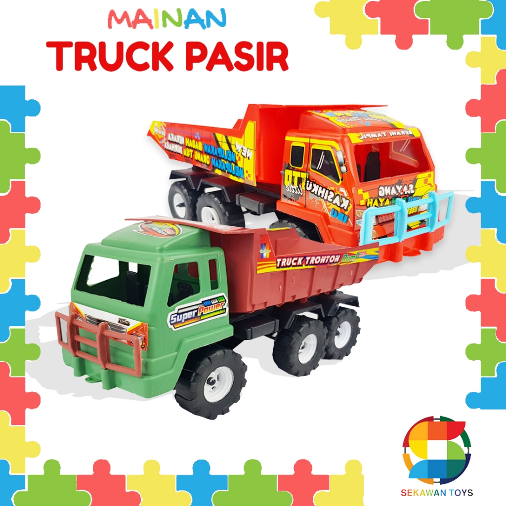 Jual Mainan Anak Truck Pasir / Truck Tronton Dump TTD JSP | Shopee ...