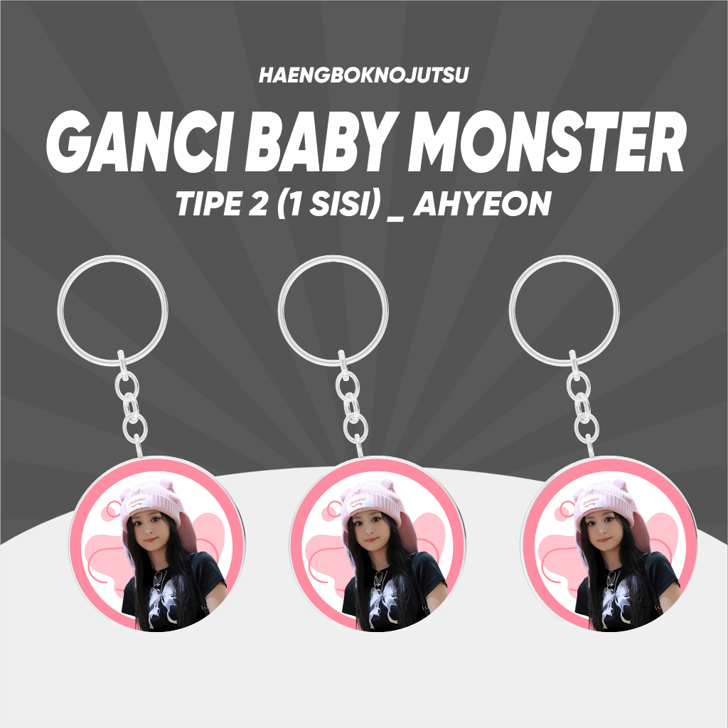 Jual GANCI BABY MONSTER PIN KEYCHAIN UKURAN 58 MM (HARGA 1 PCS ...