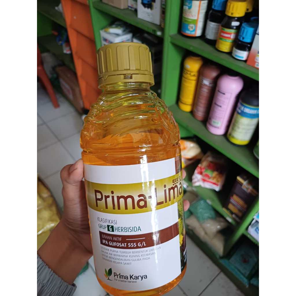 Jual Obat Rumput Ampuh Mati Ke Akarnya PRIMA LIMA 555 SL isi 1 Liter ...