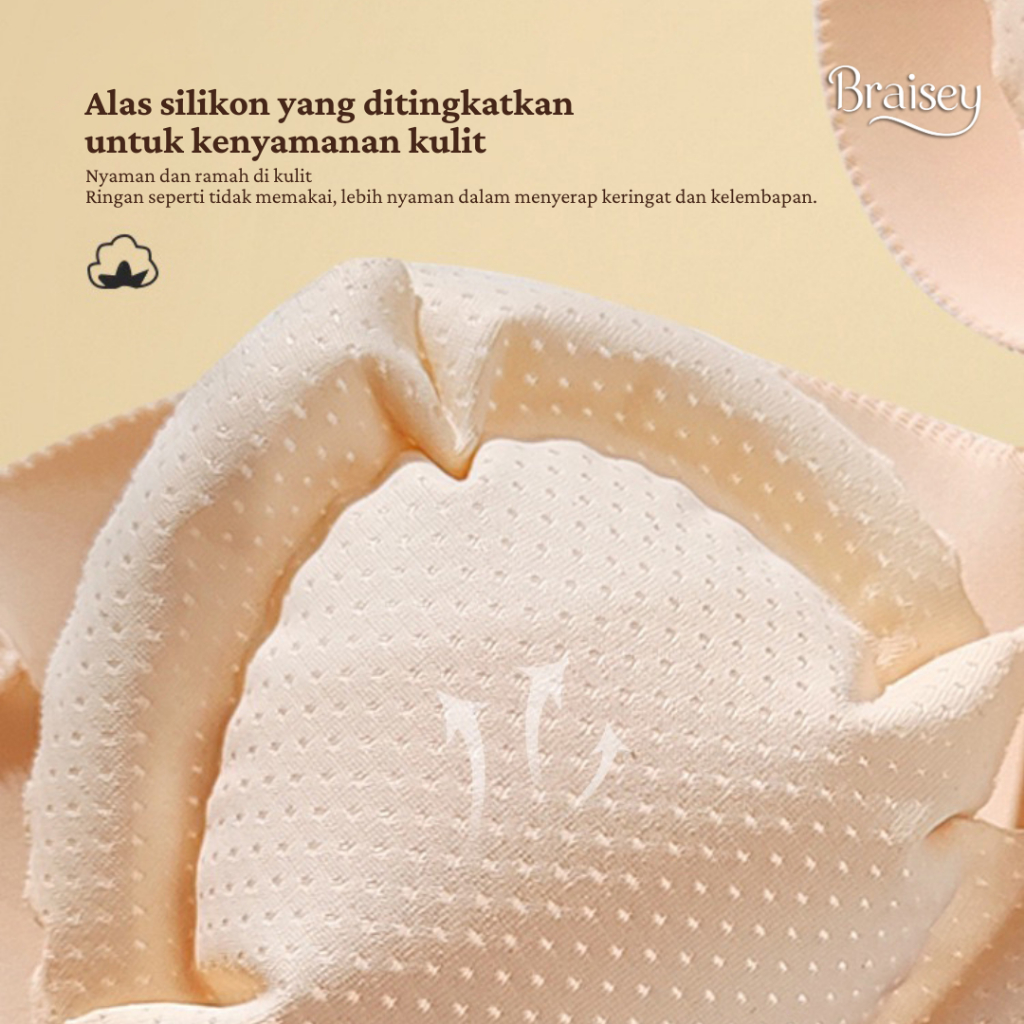 Jual BRAISEY Bra Pompa Lift Up Boob Bra Strapless Bra | Shopee Indonesia