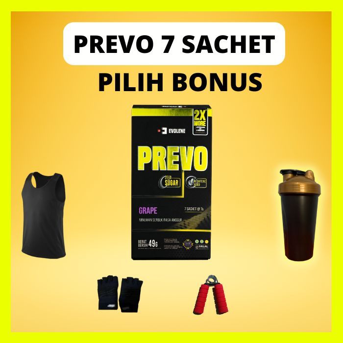Jual Prevo 7 SACHET Pre Workout Evolene - Suplemen BPOM HALAL EVOLENE ...