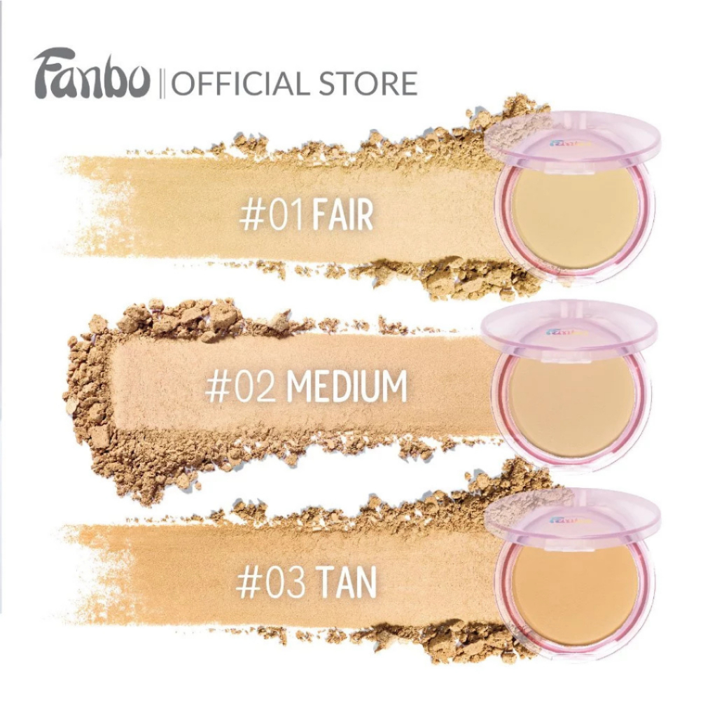 Jual FANBO BYE BYE SHINE POWDER FOUNDATION | Shopee Indonesia