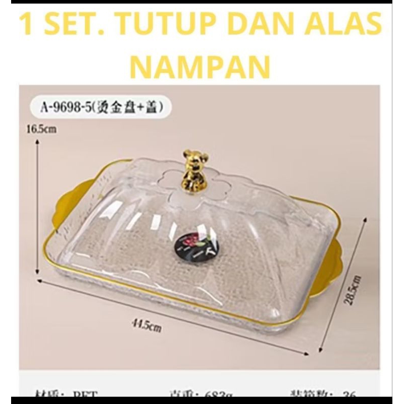 Jual ONE SET Kotak Roti dan Kue Tempat Penyimpanan Roti Wadah Saji ...
