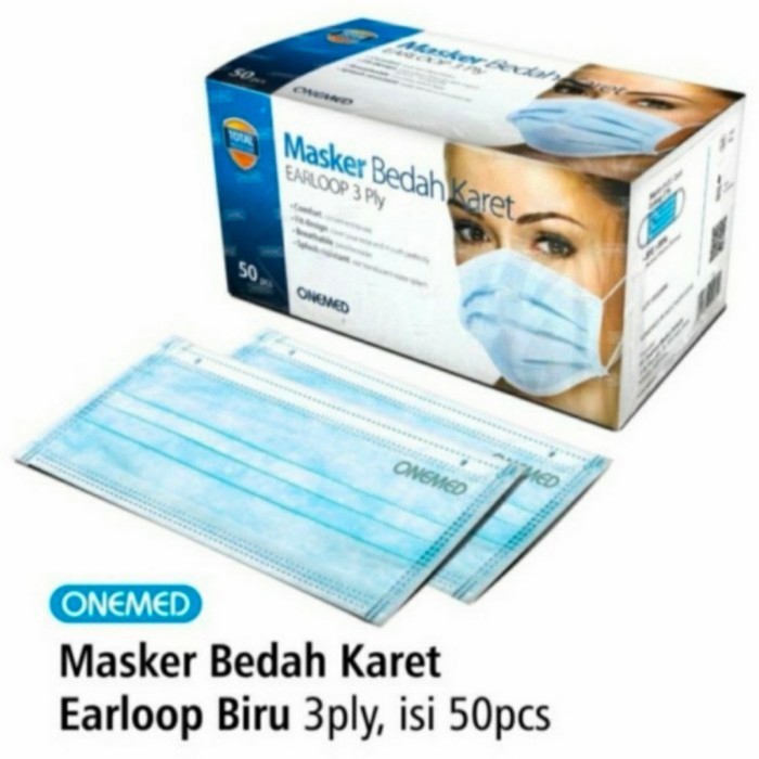 Jual MASKER EARLOOP ONE MED 50S | Shopee Indonesia