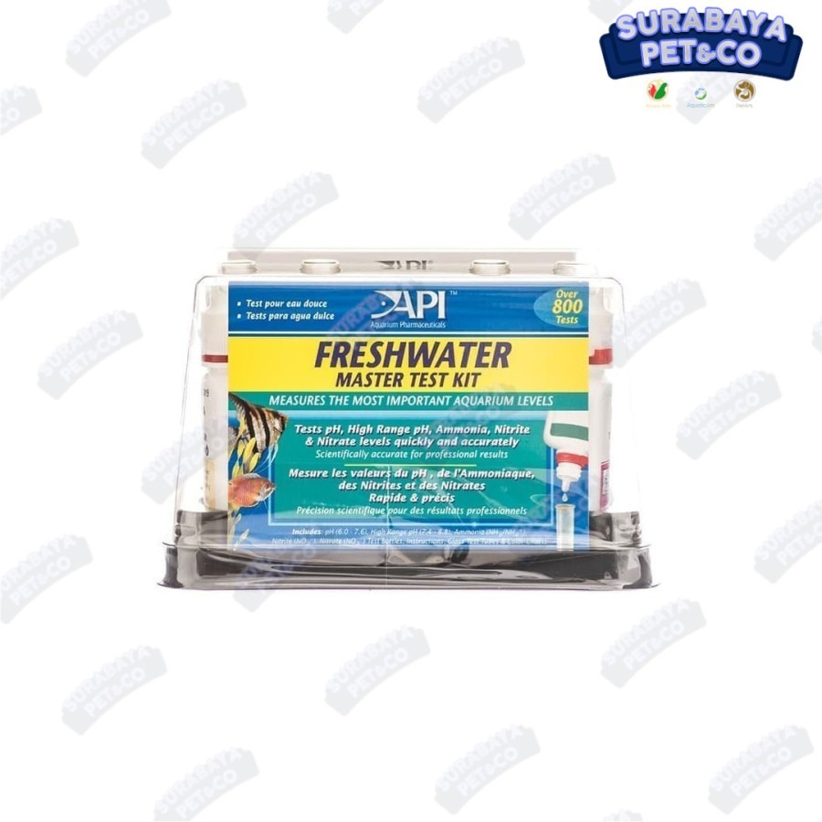 Jual API Freshwater Master Test Kit Uji Parameter Air Lengkap pH NH3 ...