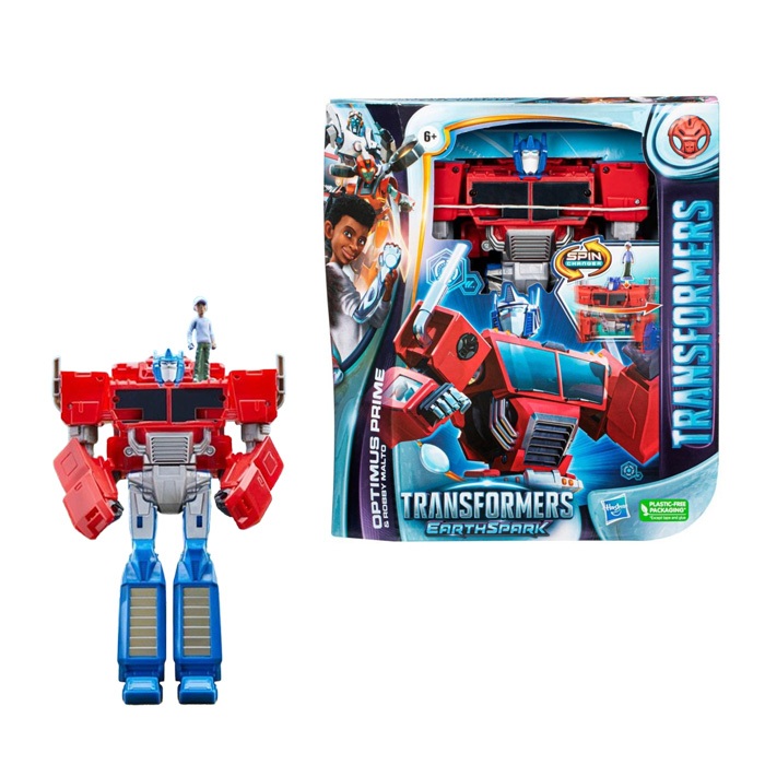 Jual Hasbro Transformers EarthSpark Spin Changer Optimus Prime Action ...