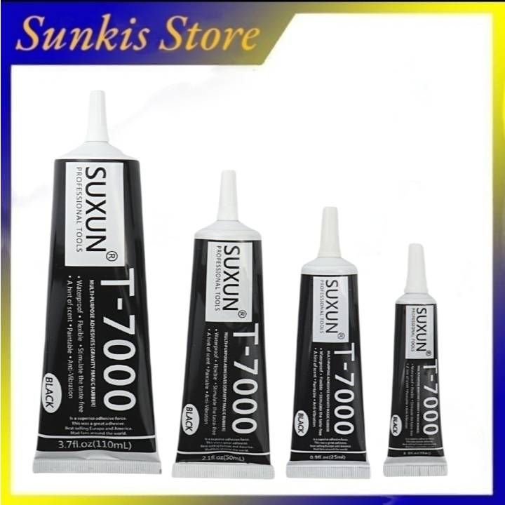 Jual Lem Suxun T-7000 Hitam Lem Serba Guna Lem LCD Hp Lem Suxun T7000 ...