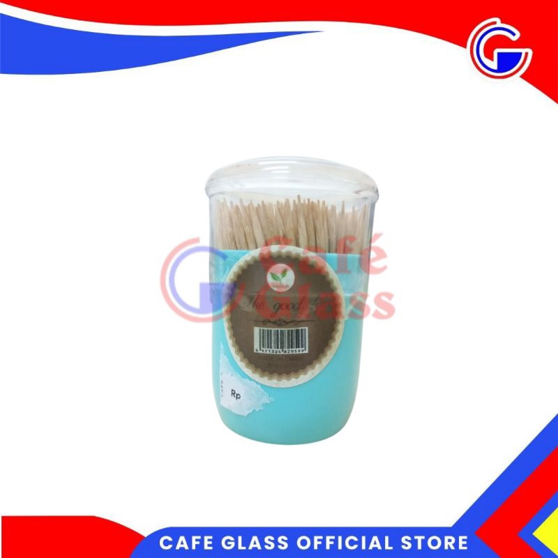 Tusuk Gigi Ukirr Bambu Premium Igennis + Free Tempat Toothpick Holder (Us-A63)