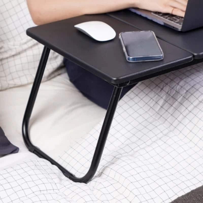 Jual Meja Laptop Lipat Dengan Mouse Pad - Hitam | Shopee Indonesia