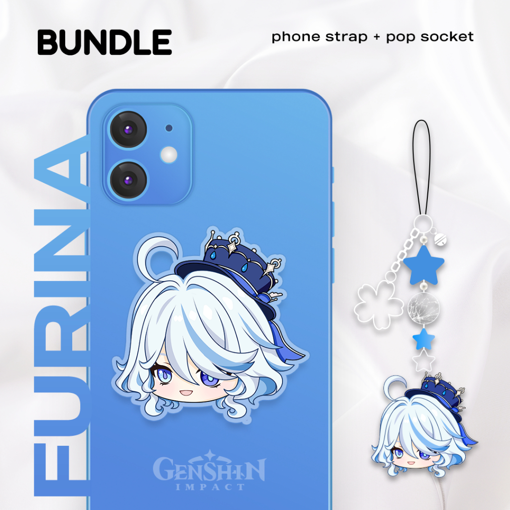 Jual Genshin Impact BUNDLE ACRYLIC POP SOCKET CHARM PHONE