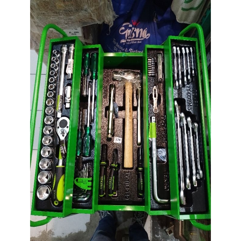Jual TEKIRO TOOLBOX SET 72 PCS - Paket toolset lengkap - Toolkit ...