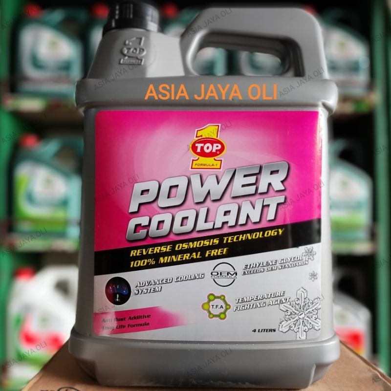 Jual Air Radiator Top1 Power Coolant 4 Liter | Shopee Indonesia